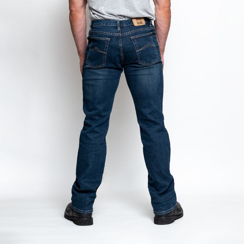Full Blue Men's Big & Tall 5-Pocket Regular Fit Stretch Jean, 3 of 4