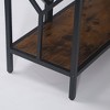 Resenkos Narrow Console Table, Small Entryway Table, Thin Sofa Table, Side Table, Display Table, for Hallway, Bedroom, Living Room, Foyer Brown - 4 of 4