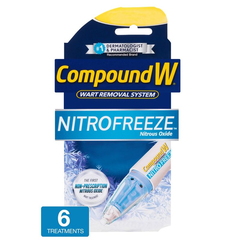 Compound W NitroFreeze Wart Remover with Non-Prescription Nitrous Oxide - 6 Applications, 4 of 8