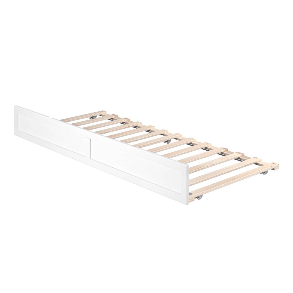 Photos - Bed Frame AFI Twin XL Trundle Bed White  