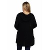 24seven Comfort Apparel Open Front Lightweight Hooded Maternity Cardigan - 3 of 4
