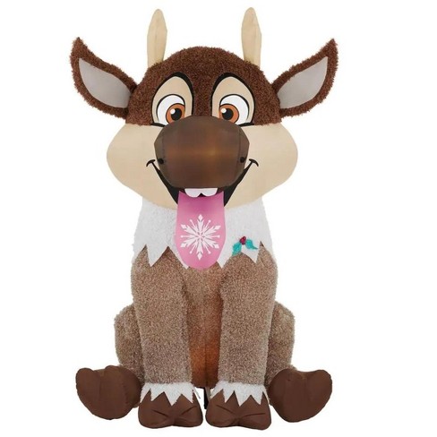 Disney Frozen 6ft Baby Sven With Snowflake Holiday Inflatable : Target