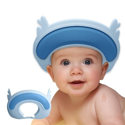 EMIRCEY Blue Fawn Baby Shower Cap Shield, Shower Cap for Kids