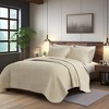 LIVN CO. 3-Piece Velvet Oversized Herringbone Quilt Set - 2 of 4