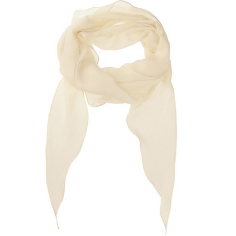 Elerevyo Women's Solid Rhombus Wrinkle Neck Beach Gauze Scarf - image 1 of 4