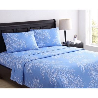 BrylaneHome 4-Pc Foliage Sheet Set