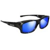 Jonathan Paul® Fitovers Eyewear X-Large Yamba in Blue Marble & Blue Mirror YM002 - 2 of 3
