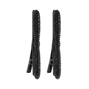 Unique Bargains Fashion Wavy Rectangle Hair Clips Hairdo Clip 1 Pair - 1 of 4