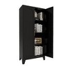 ACEPANO 61.02 in. H Metal Double-Door Storage Cabinet with Doors and Adjustable Shelves-Black - 4 of 4