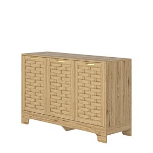 Maliang Decorative Storage Cabinet, Coffee Bar Cabinet with Drawer and Adjustable Shelf - 1 of 4