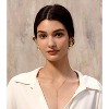 Chunky Gold Hoop Earrings for Women, 14k Gold Plated Thick Triple Hoop Earrings Hypoallergenic Trendy Chunky Gold Hoops - 3 of 4