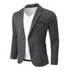 Clearlove Men's Sport Coats Blazers Linen Suit Jacket One Button Casual Blazer - 2 of 4