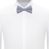 Jacob Alexander Men’s Seersucker Striped Pre-Tied Clip-On Bow Tie - 3 of 4