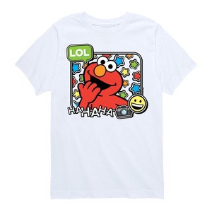 Boys' - Sesame Street - Elmo Lol Short Sleeve Graphic T-Shirt - 1 of 4