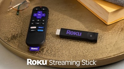 Roku Streaming Stick 2025 HD Roku Streaming Device with Voice Remote: Wi-Fi, HDMI, 1080p, Apple Airplay