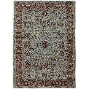 Oriental Weavers Andorra 7155A Blue/ Red Indoor Area Rug - 5'3" x 7'3" - 1 of 3