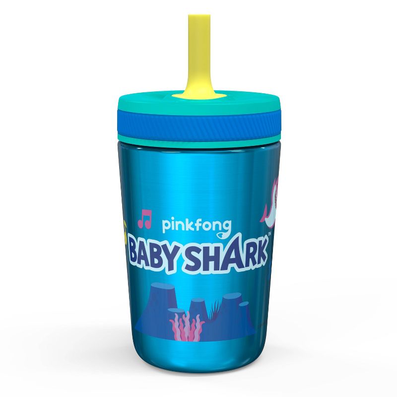 Baby Shark 12oz Stainless Steel Double Wall Kelso Tumbler - Zak Designs, 2 of 4