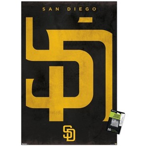 Trends International MLB San Diego Padres - Logo 25 Unframed Wall Poster Prints - 1 of 4