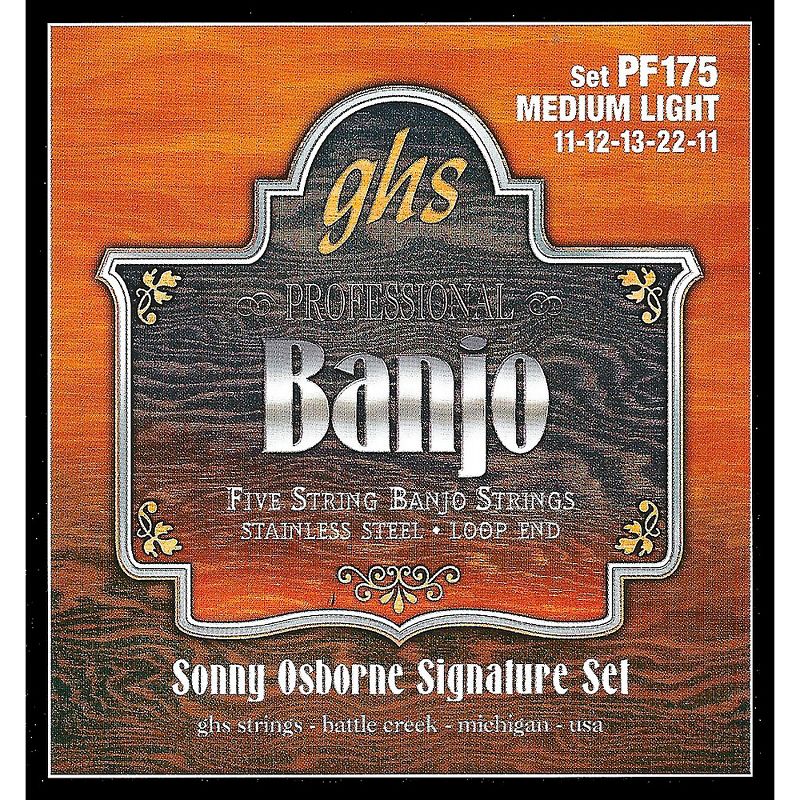 GHS Sonny Osborne Signature Banjo Strings Medium Light, 1 of 3