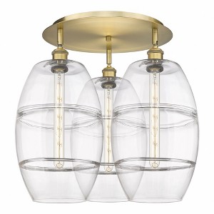 Vaz - 3 Light Flush Mount In Industrial Style-19.5 Inches Tall and 21.75 Inches Wide - 1 of 1