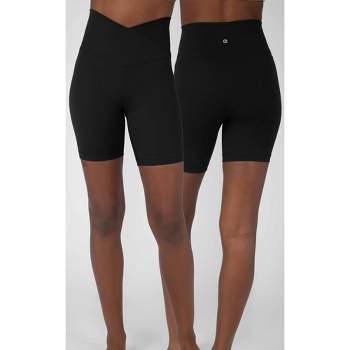 Yogalicious Lux High Waist Squat Proof Biker Short - 2 Pack 5, 7,  Black/Black 7 Elastic Free, X-Small : : Clothing, Shoes &  Accessories