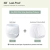 CARER Unisex Incontinence Diaper Cover Washable, Leakproof Waterproof Underwear for Added Protection Over Diapers, Reusable - 4 of 4