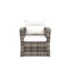 WestinTrends 4-Piece PE Rattan Wicker Conversation Sofa Set with Cushions - 4 of 4
