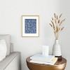 Cynthia Haller Classic blue and gold paisley Metal Framed Art Print - Deny Designs - 2 of 4