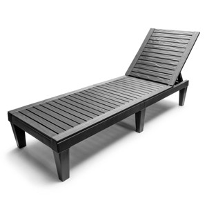 Sorbus Outdoor Chaise Lounge Chair - for Poolside Tanning, Sunbathing, or Relaxing - Adjustable Patio Chair for Pool, Deck, or Beach - 1 of 4