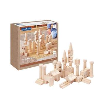 Kaplan Early Learning Architectural Unit Blocks - 44 Pieces
