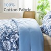 Captiva Designs 100% Cotton Printed Comforter Set, Floral Pattern Bedding with Microfiber Fill, Lightweight and Breathable - 4 of 4