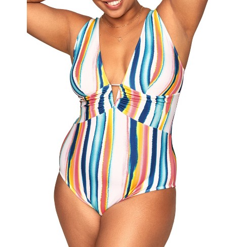 Target striped one on sale piece