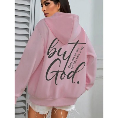 Womens Sweatshirts Oversized Casual Fashion Letter Printed Sweatshirts Pullover Long Sleeve Drop Shoulder Workout Top