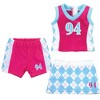 Sophia’s Sports Uniform and Equipment for 18" Dolls, Pink/Blue - 4 of 4