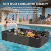 YARDSIGHT Wicker Floating Tray with Aluminum Frame - Pool Accessory for Drinks & Snacks - Fits Most Pools - Perfect for Parties & Relaxing - 4 of 4