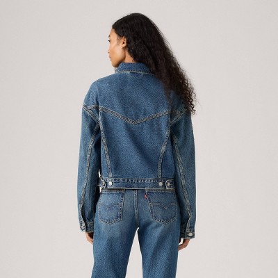 Levi's Women's Shrunken 90's Trucker Jacket - Solargenic - image 2