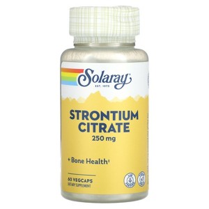 Solaray Strontium Citrate, 250 mg, 60 Vegcaps - 1 of 4
