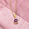 Pure Collection by Ross-Simons 0.21 Carat Amethyst Pendant Necklace in 14kt Yellow Gold - 3 of 4