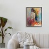 Stupell Industries Contemporary Female Pose Energetic Brush Strokes Black Framed Giclee Art - 2 of 4