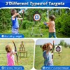 Skirfy 2 Pack Bow and Arrow Sets Kids, LED Light Up Archery Set with Standing Target, Indoor Outdoor Sport Gifts for Boys Girls - 3 of 4