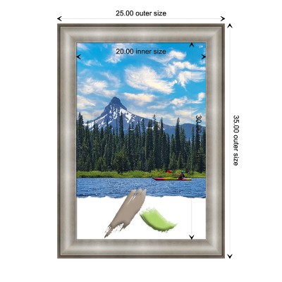 Imperial Silver Polystyrene Wall Picture Frame 20x30