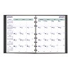 Plan and Link Monthly Planner, 9.25 x 7.25, Black Lizard-Like Faux Leather Cover, 16-Months: Sept 2024 to Dec 2025 - 2 of 4