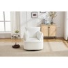 Lyngins Modern Upholstered Single Sofa Swivel Chair with Pillows/Cushion,Accent Chair for Living Room,Bedroom,Office - 3 of 4