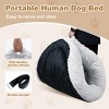 Large Dog Bed 67x43x8 Inches - Super Soft, Machine Washable & Portable With Handles, Non-Slip Bottom For Safety - 4 of 4