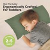 KeaBabies Buddy Toddler Pillow with Pillowcase, 10x18 Buddy Pillow for Toddler, Soft Kids Pillow for Sleeping, Travel, Age 2-5 - 2 of 4