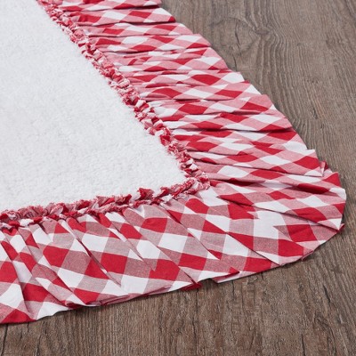 Annie Buffalo Red Check Bathmat 27x48 VHC Brands
