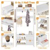 GIKPAL Hall Tree with Bench - 6-in-1 Wider 39.4" Entryway Shoe Rack, 24 Hooks & 2 Drawers, Hanging Rod & Top Shelf for Hallway - 3 of 4