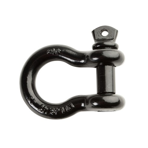 Driver Recovery 3/4" D-Ring / Bow Shackle - Heavy-Duty Grade 70 Black Powder Coated Steel 4.75 Ton (9,500 Pounds) Working Capacity - image 1 of 4
