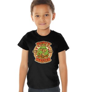 Toddler Boys' Teenage Mutant Ninja Turtles Mikey Party Master T-Shirt - 1 of 4