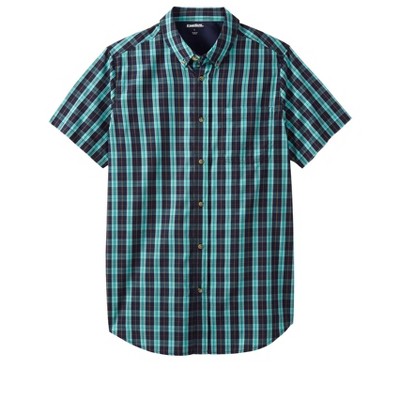 KingSize Short Sleeve Wrinkle Resistant Sport Shirt